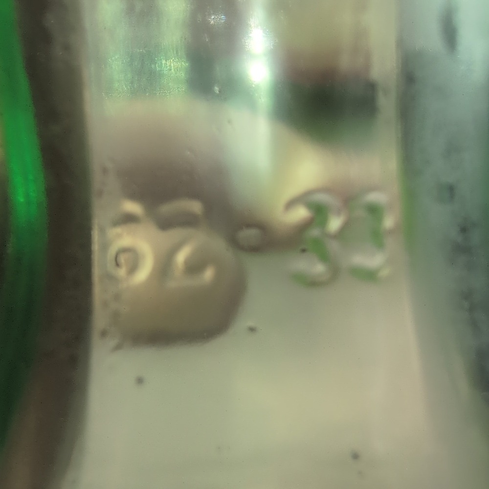 Vintage Coca-Cola 6oz Green Glass Bottle Gainesville GA Hobbleskirt 1933 - Picture 3 of 3